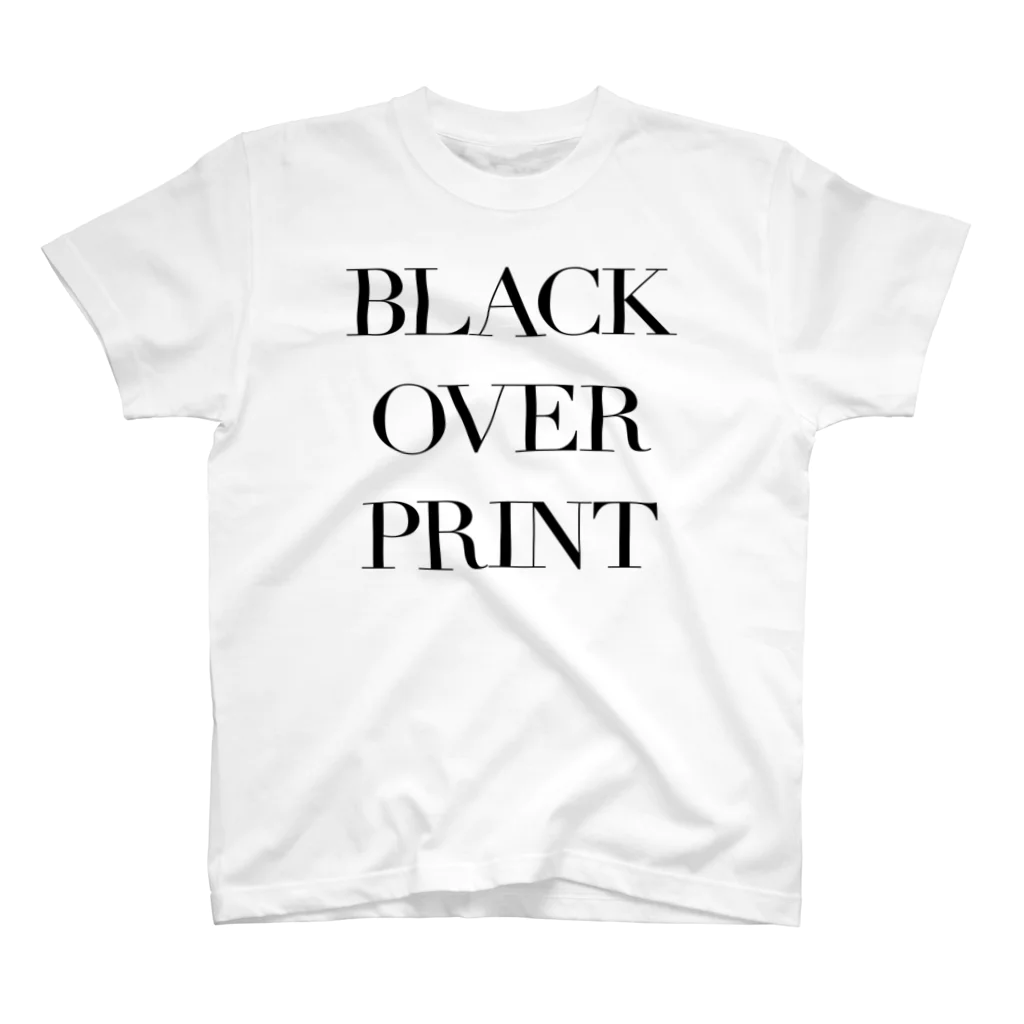 それゆけ！インキちゃん！のブラックオーバープリント（スミノセ） スタンダードTシャツ
