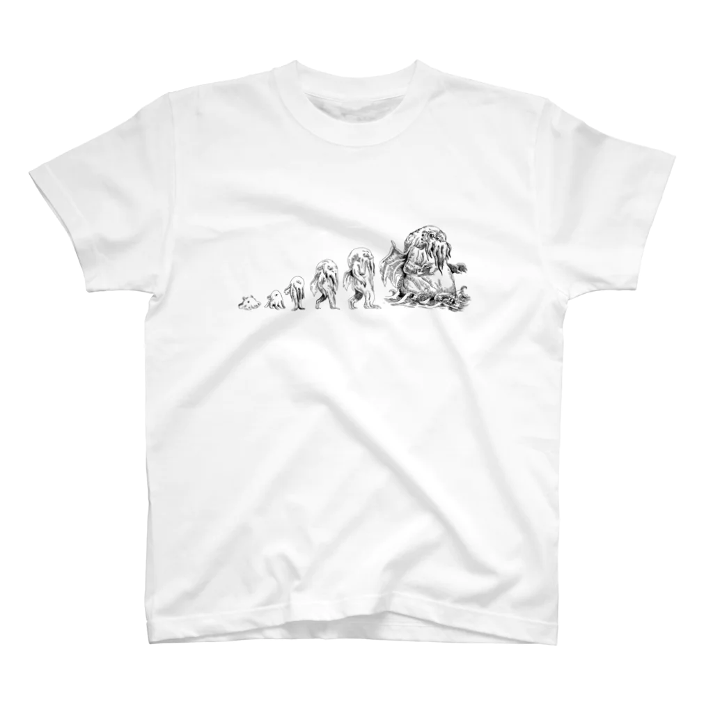 Nomutaのクトゥルフ進化図B スタンダードTシャツ