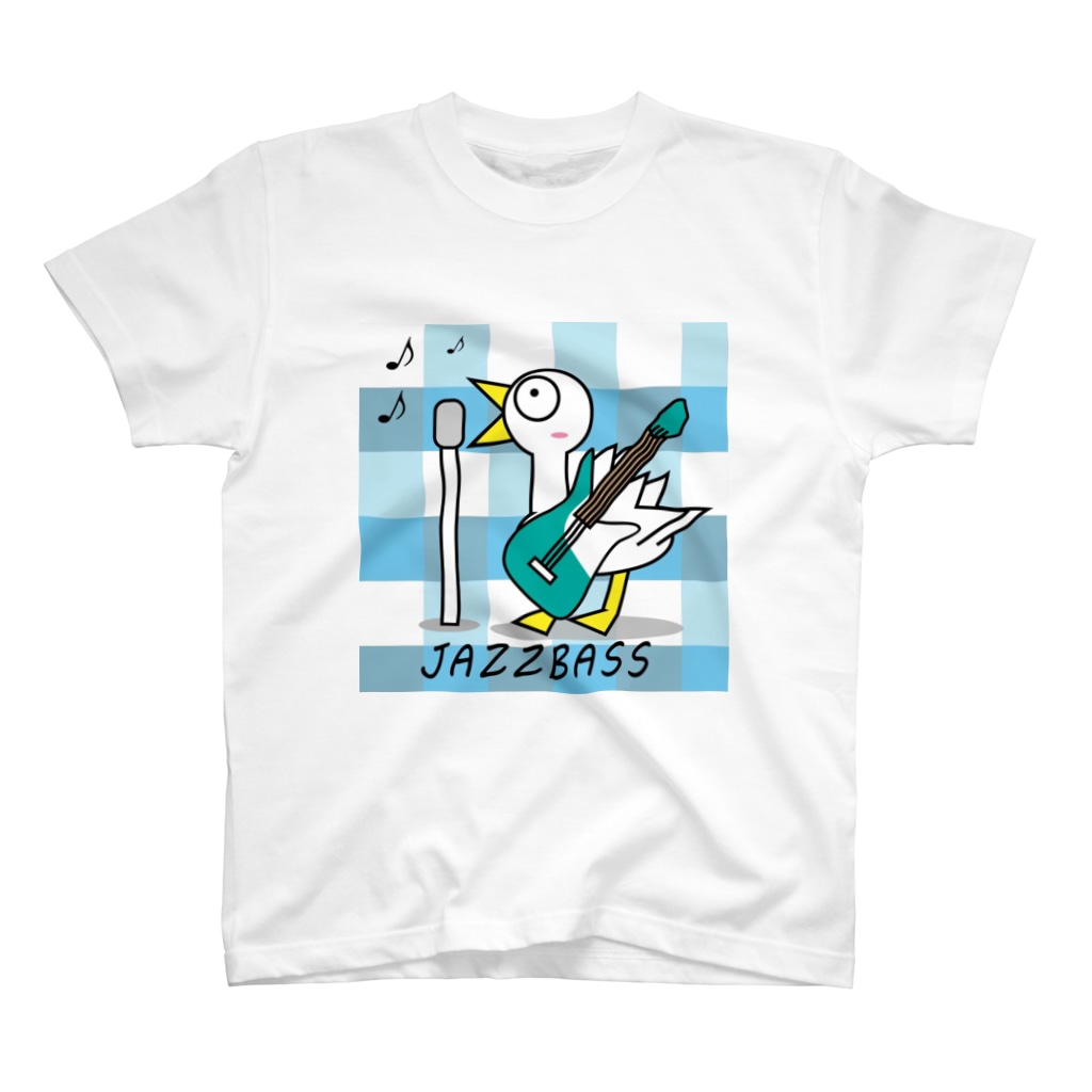 HBridge StoreのJazzBass&bird Regular Fit T-Shirt