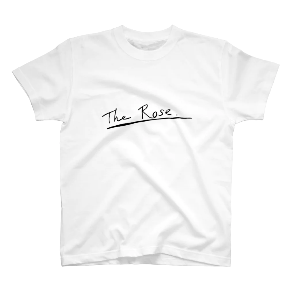 でおきしりぼ子の実験室のThe Rose (Half-blooming) スタンダードTシャツ