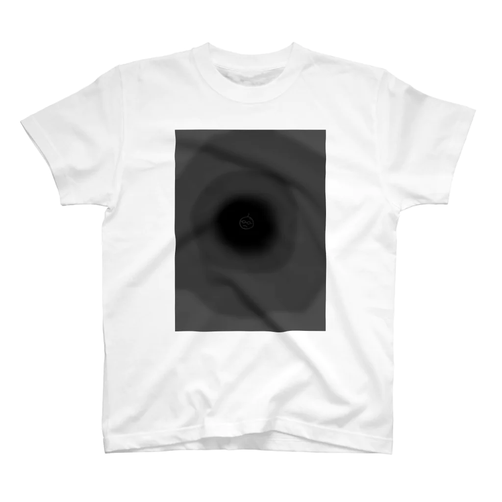 ててちゃぽっぽの黒クロぶらっくブラックBLACK スタンダードTシャツ