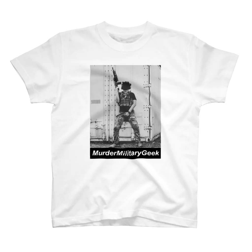 さつみりーずのMurderMilitaryGeek Regular Fit T-Shirt