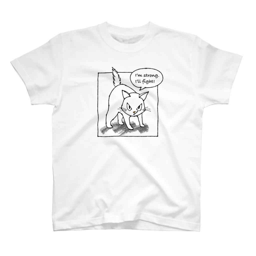 yuccoloの武闘派の猫。 スタンダードTシャツ