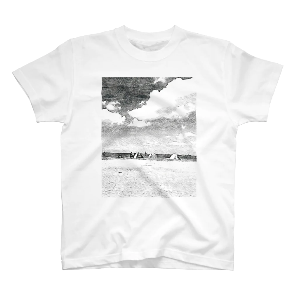 ELF-POKOの砂浜 Regular Fit T-Shirt