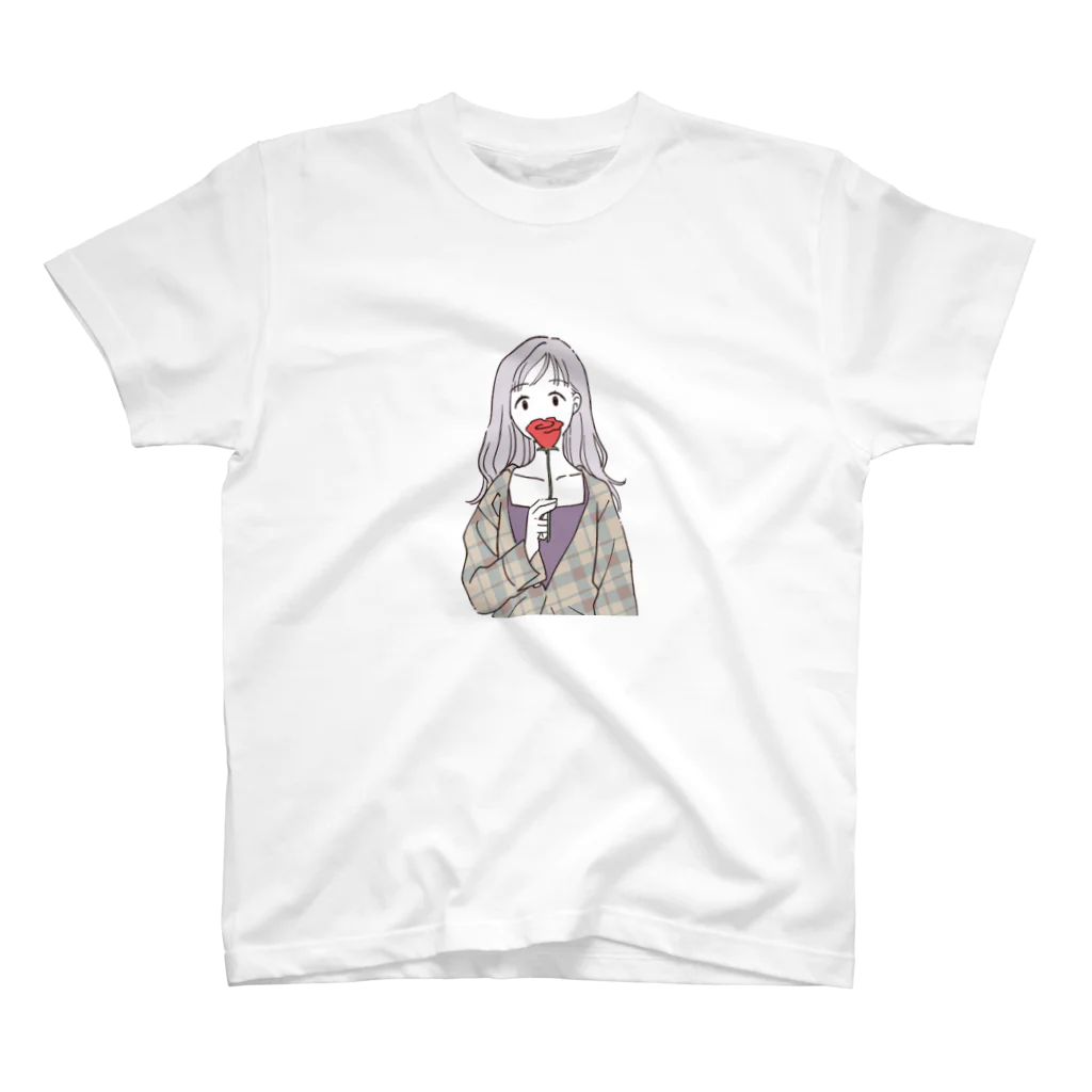 mfraのばらと女の子 Regular Fit T-Shirt