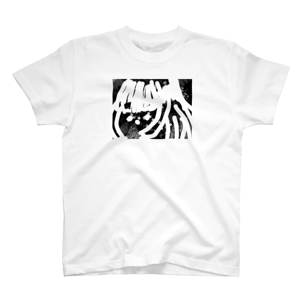 mi_e76の版画風おなのこ Regular Fit T-Shirt