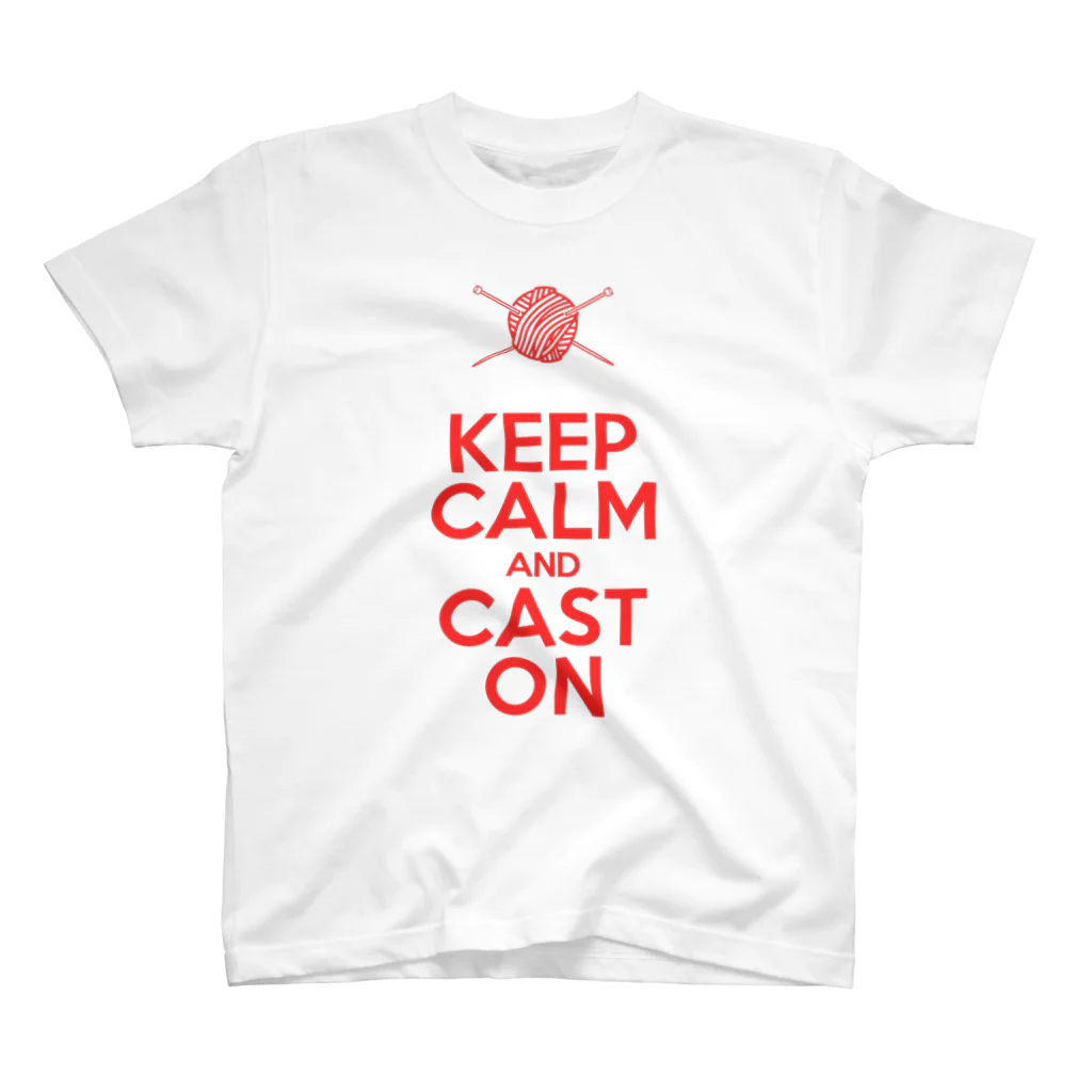 pirka0467のKEEP CALM AND CAST ON スタンダードTシャツ