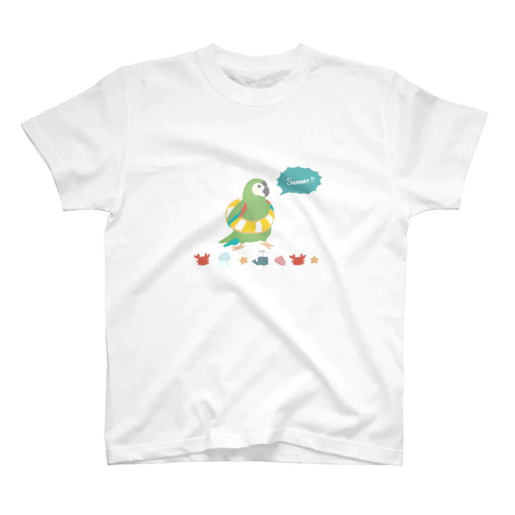 mekeさんのサマーインコ（ヒメコンゴウ） スタンダードTシャツ