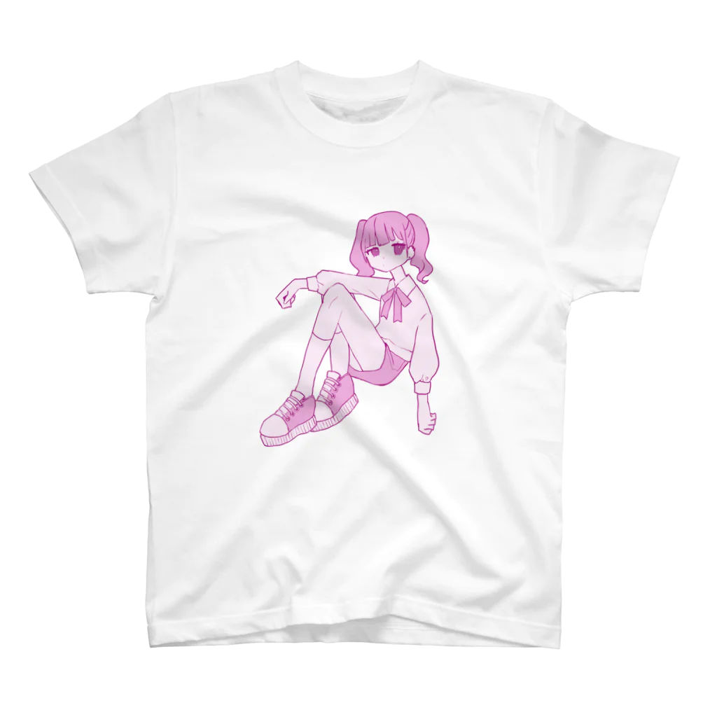 つみれのピンクちゃん Regular Fit T-Shirt