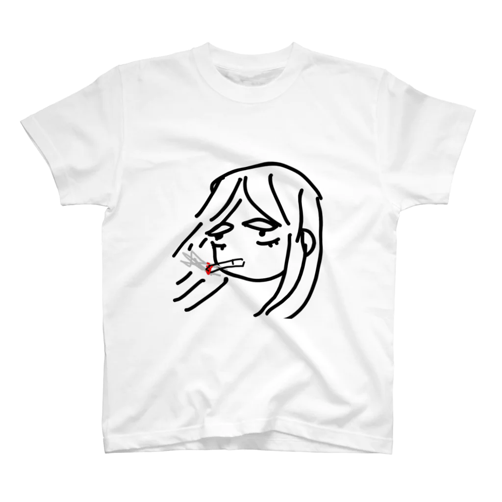 hokachoのたばこやめたい女 スタンダードTシャツ