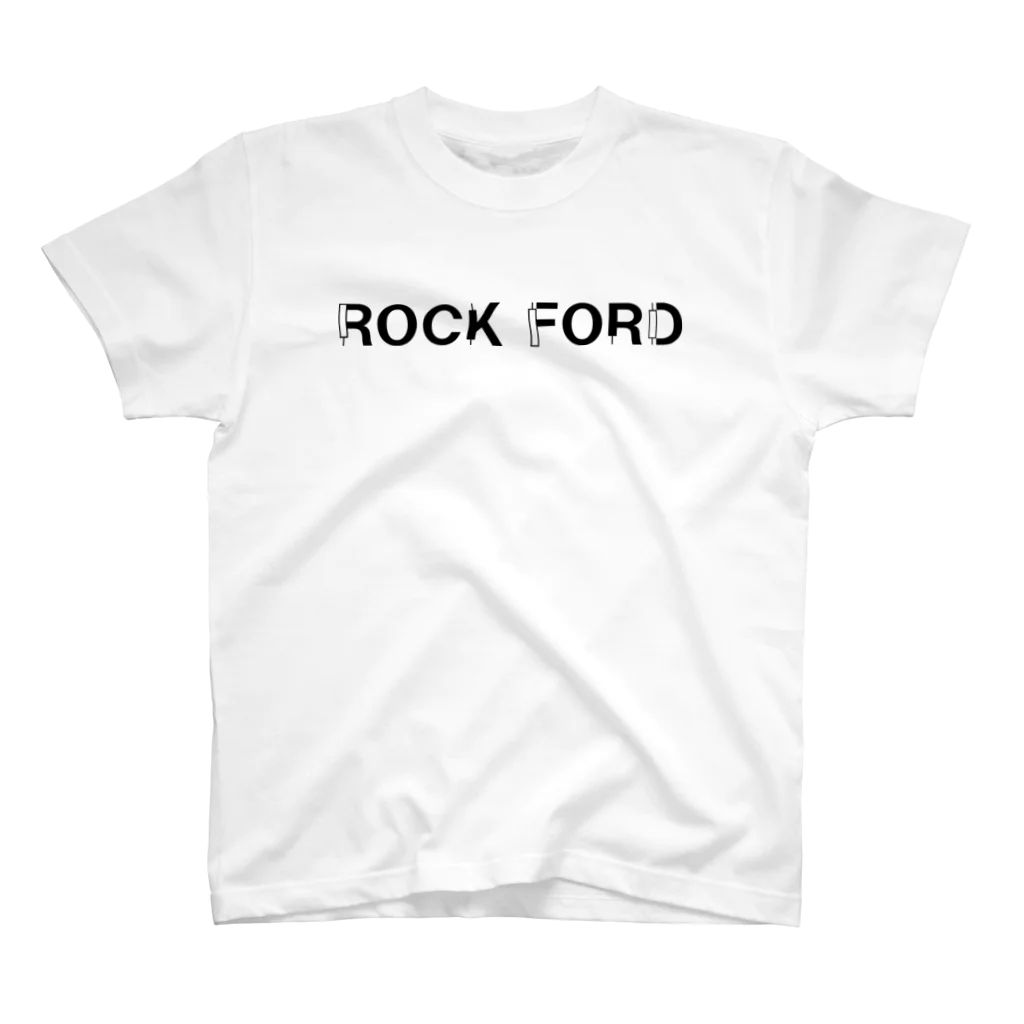 RockFordTradeのRFがろうそく足 スタンダードTシャツ