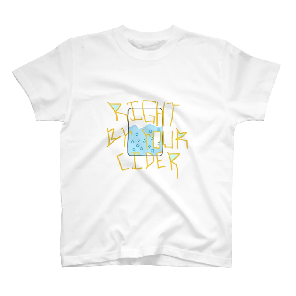 近畿×鷹のRight By Your Cider Regular Fit T-Shirt