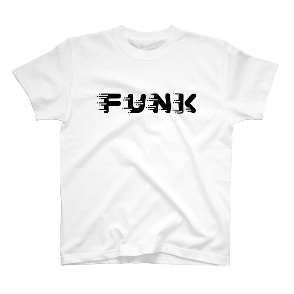 SANKAKU DESIGN STOREのとろけていくFUNK。 黒 Regular Fit T-Shirt