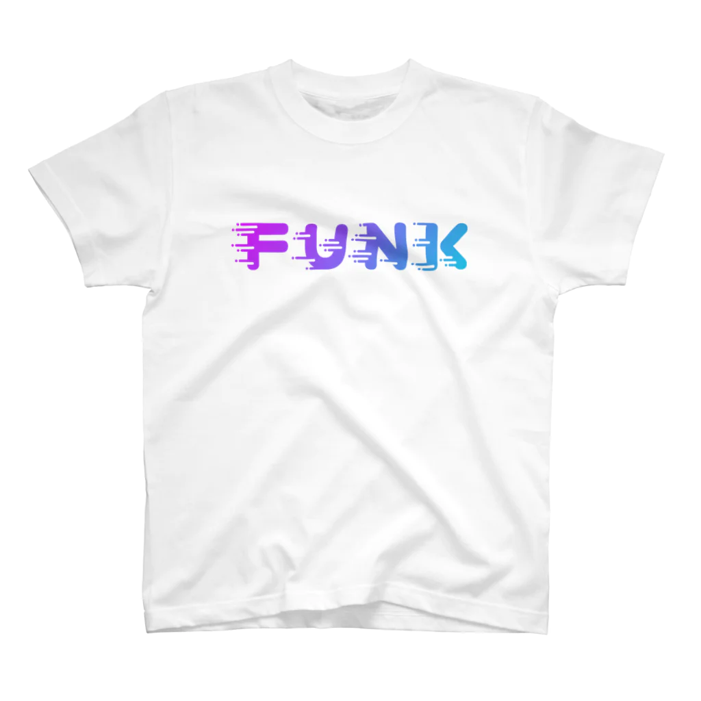 SANKAKU DESIGN STOREのとろけていくFUNK。 グラデA スタンダードTシャツ