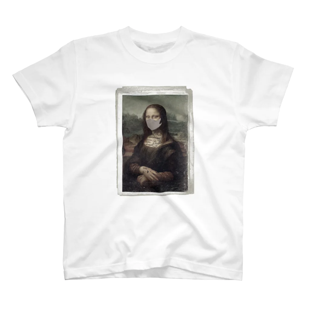 せんべろのmona lisa（額縁あり） スタンダードTシャツ