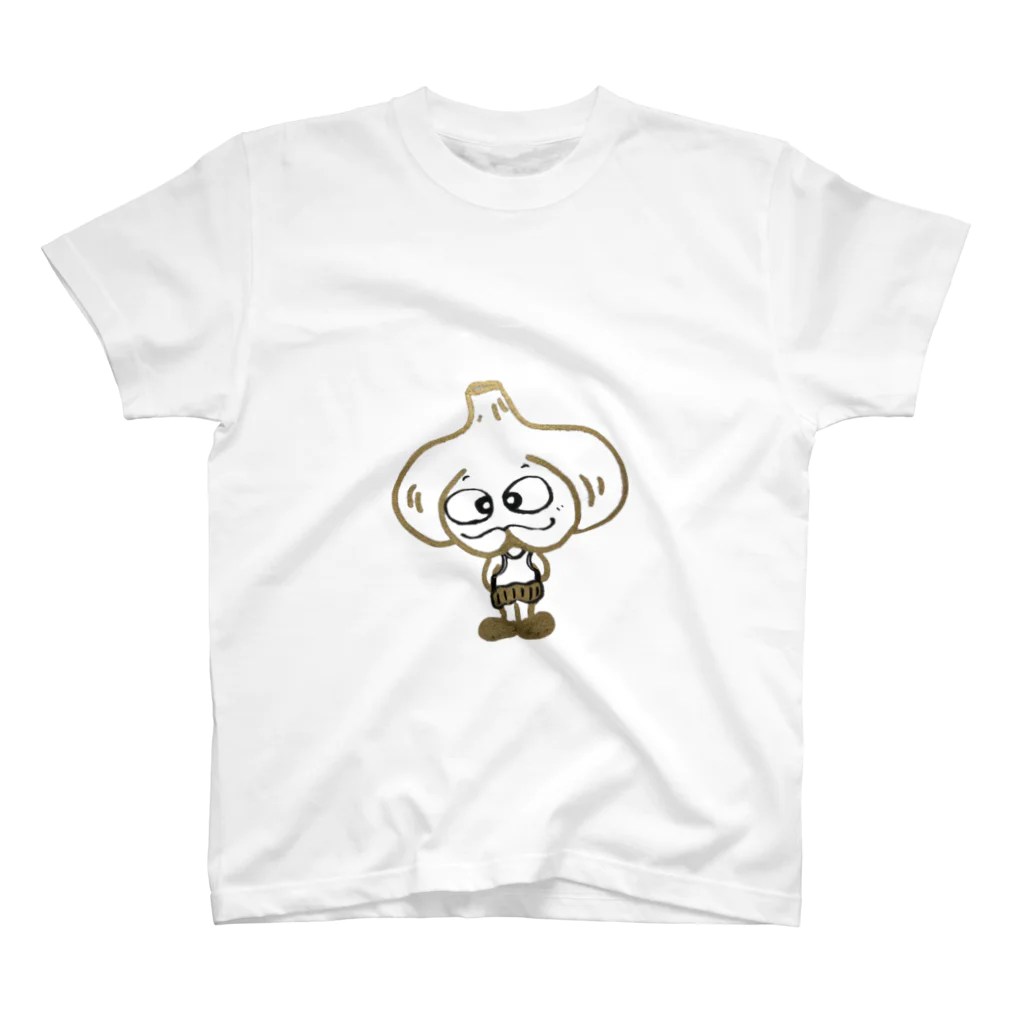 Love&Protect Animals★★★のGOLDにんにくマン。 スタンダードTシャツ