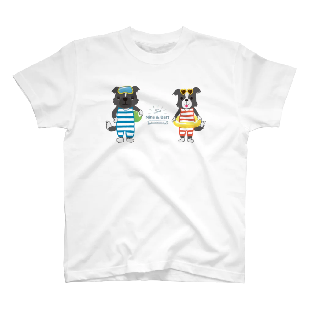 nowhitonの【nina&bart】ニナとバート (Love SUMMER) Regular Fit T-Shirt