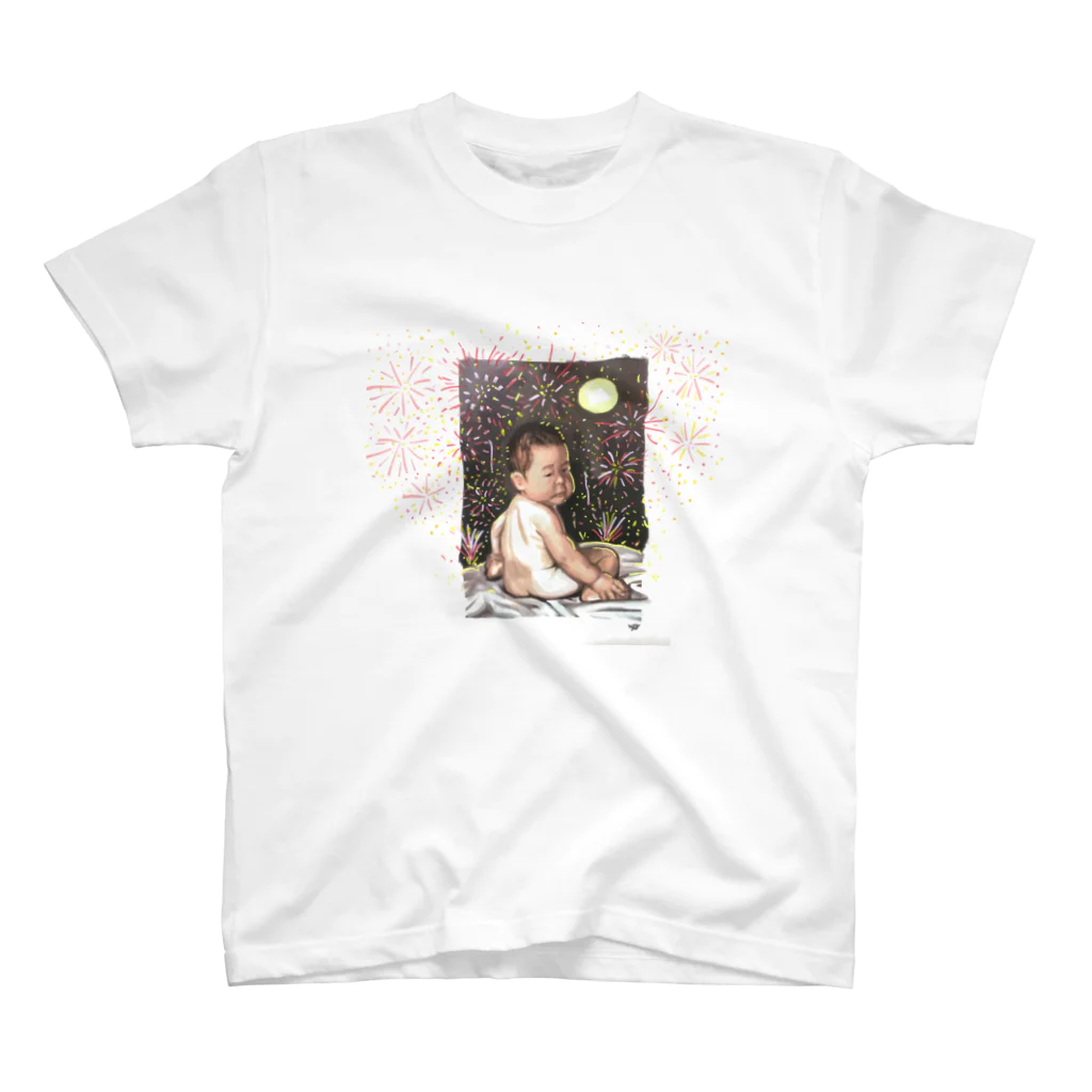 BIGMISTAKEの花火と赤ちゃん Regular Fit T-Shirt