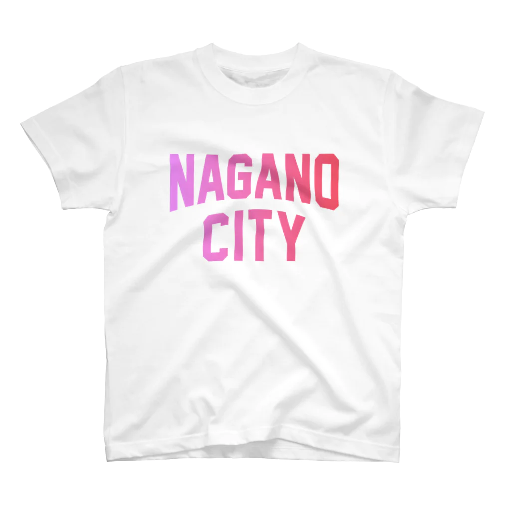 JIMOTO Wear Local Japanの長野市 NAGANO CITY スタンダードTシャツ