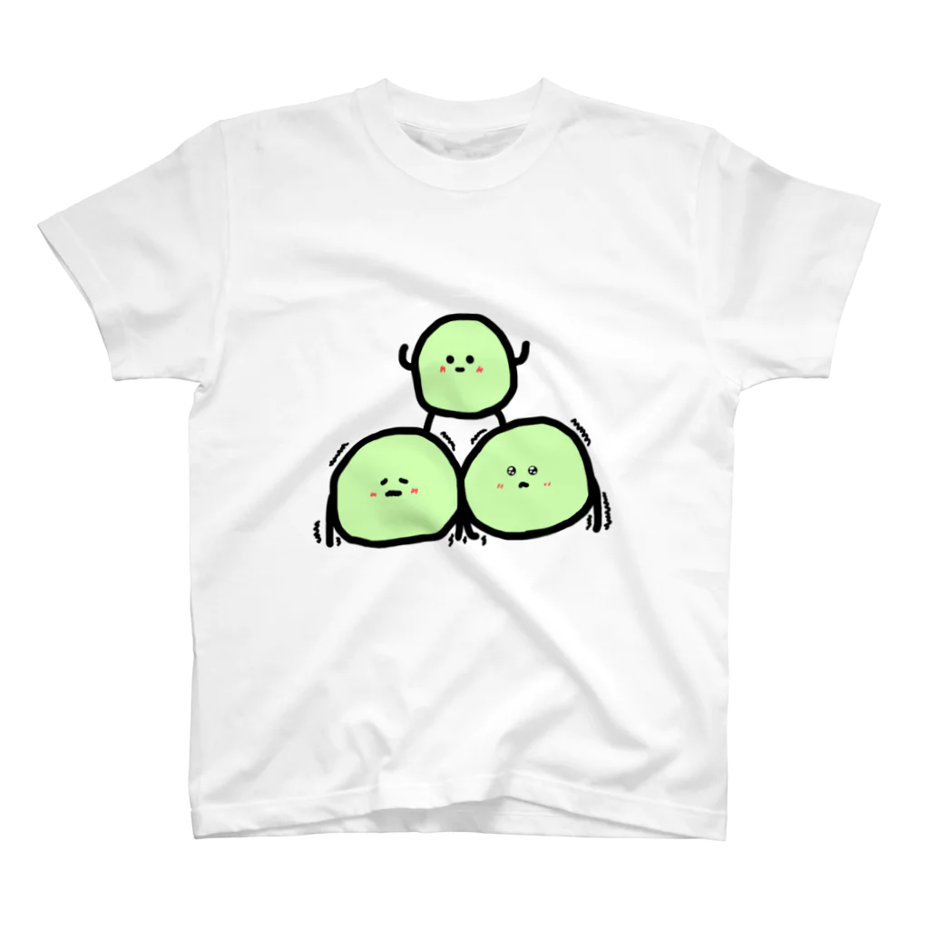 白鳥@LINEスタンプも作ってます！のなんとなくその辺にいそうな微生物3兄弟 Regular Fit T-Shirt