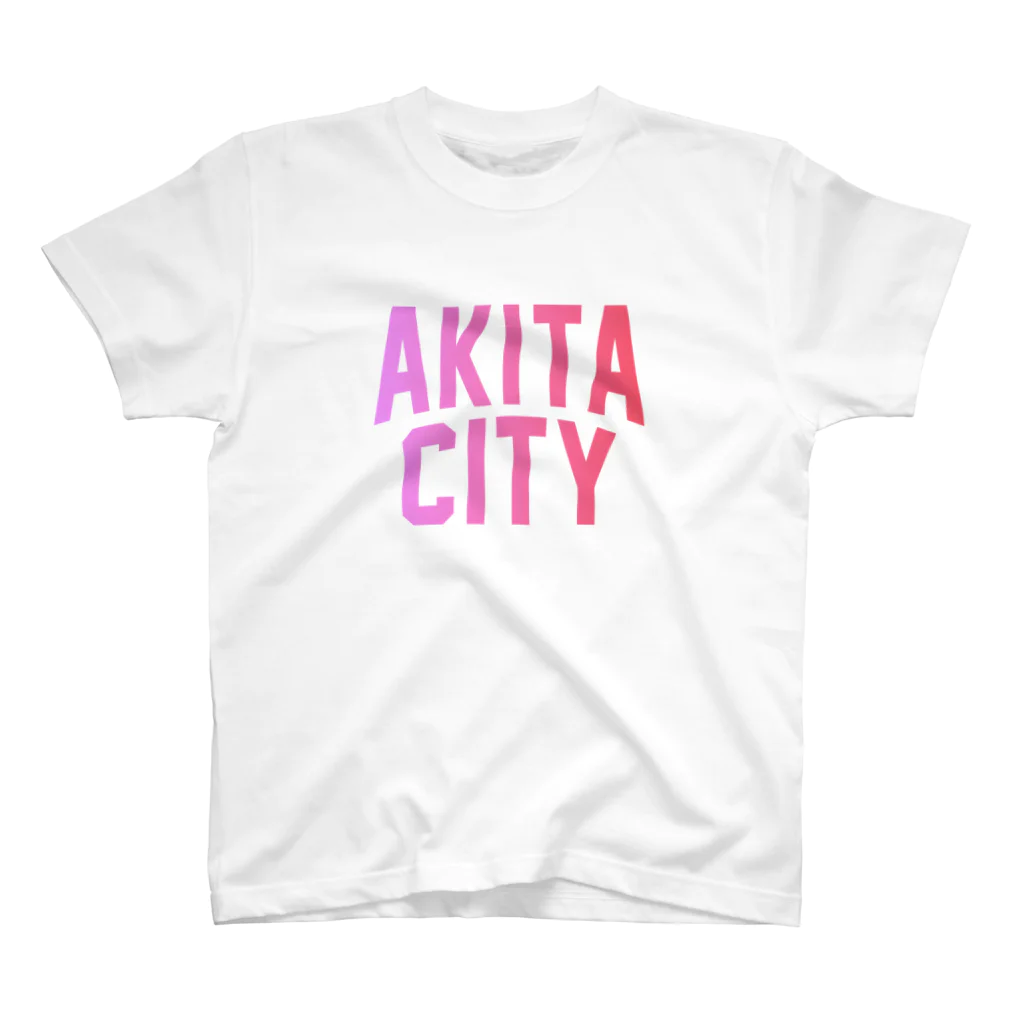 JIMOTOE Wear Local Japanの秋田市 AKITA CITY スタンダードTシャツ