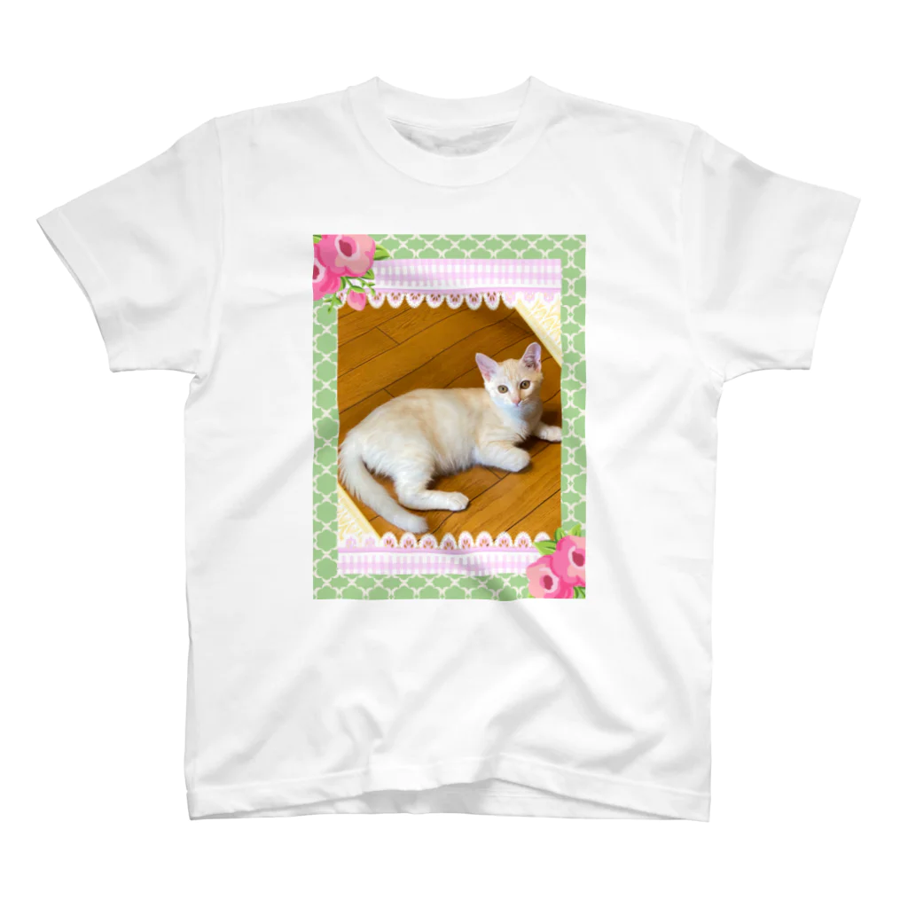 ☆あゆ ころ たろの☆ ハッピーライフのねこ　ルル スタンダードTシャツ