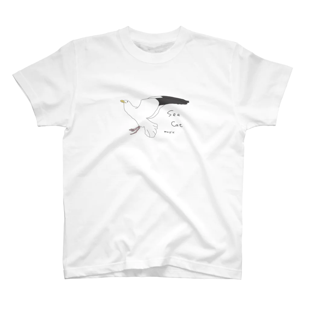 Sea Cat GoodsのSea Cat Music Vol.1 Icon Regular Fit T-Shirt