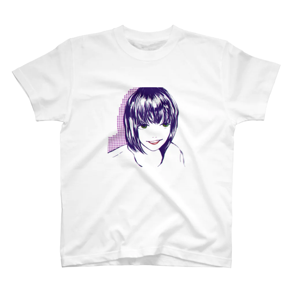 猫瓜の強そうな女 Regular Fit T-Shirt