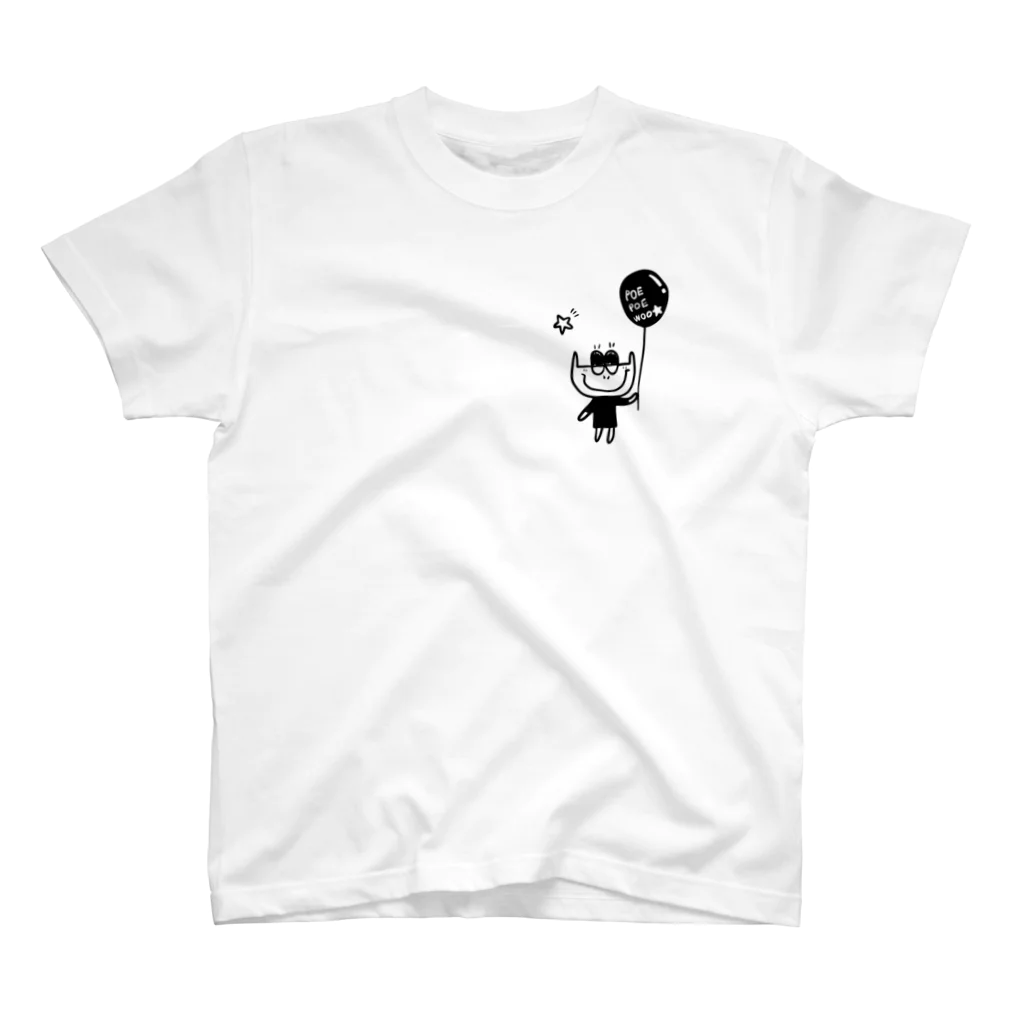 POE POE WOOのポエポエウー ふうせんVer. Regular Fit T-Shirt