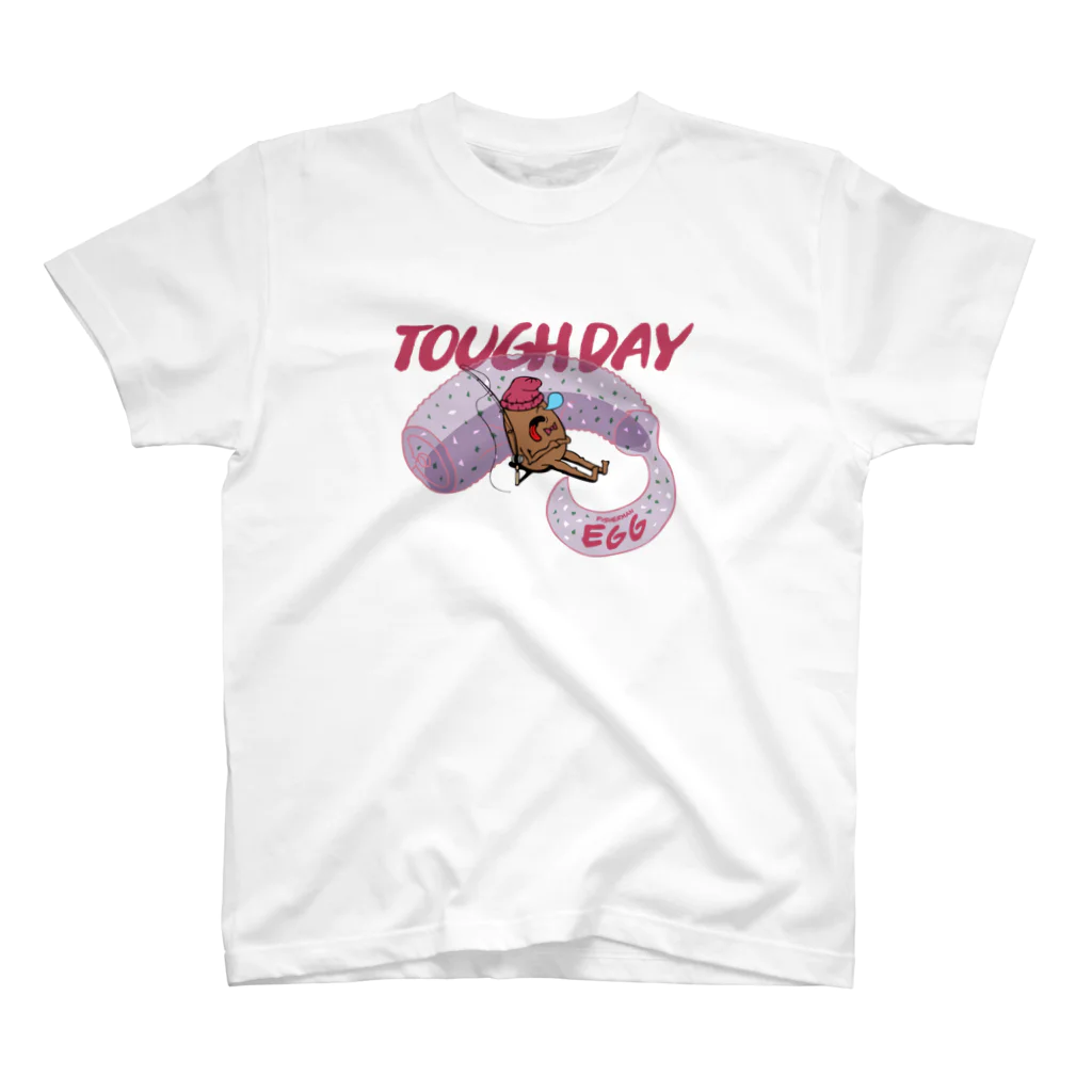 FISHERMAN EGGのEGG KUNTAMA TOUGH DAY スタンダードTシャツ