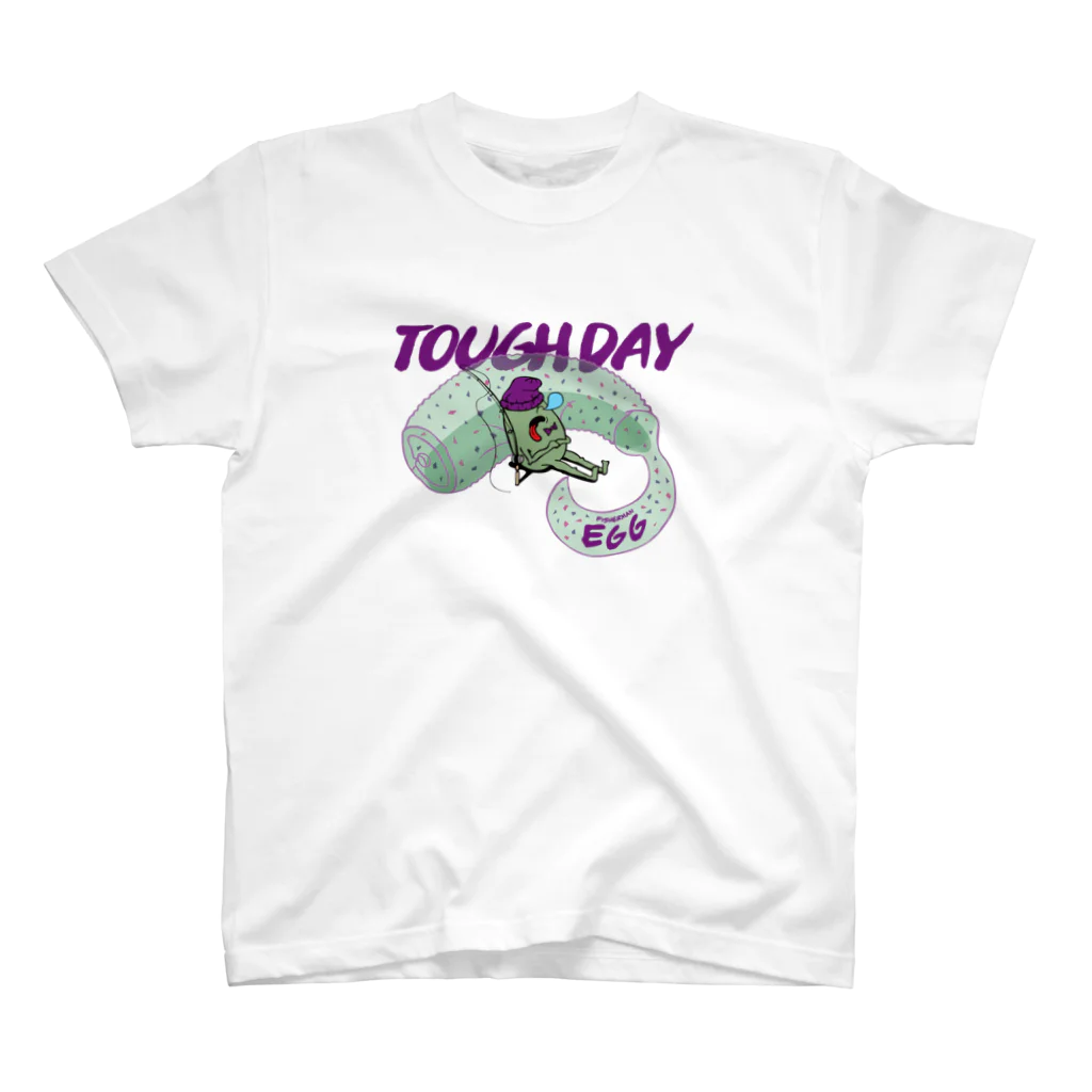 FISHERMAN EGGのEGG P-TAN TOUGH DAY Regular Fit T-Shirt