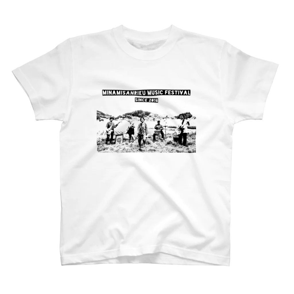 南三陸音楽フェスティバル実行委員会の【モノクロ】南三陸音楽フェス スタンダードTシャツ