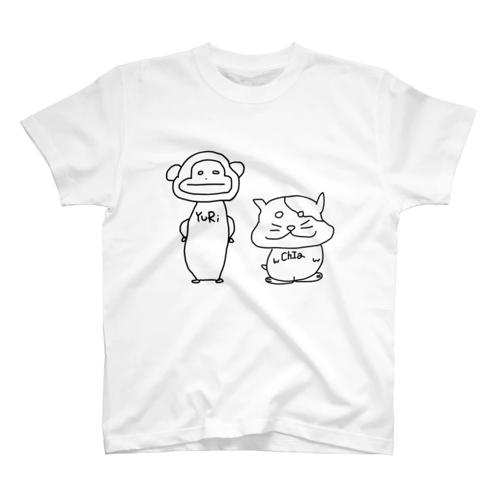 ゆりちあのあなたの心にYuRiChIaを添えティ スタンダードTシャツ