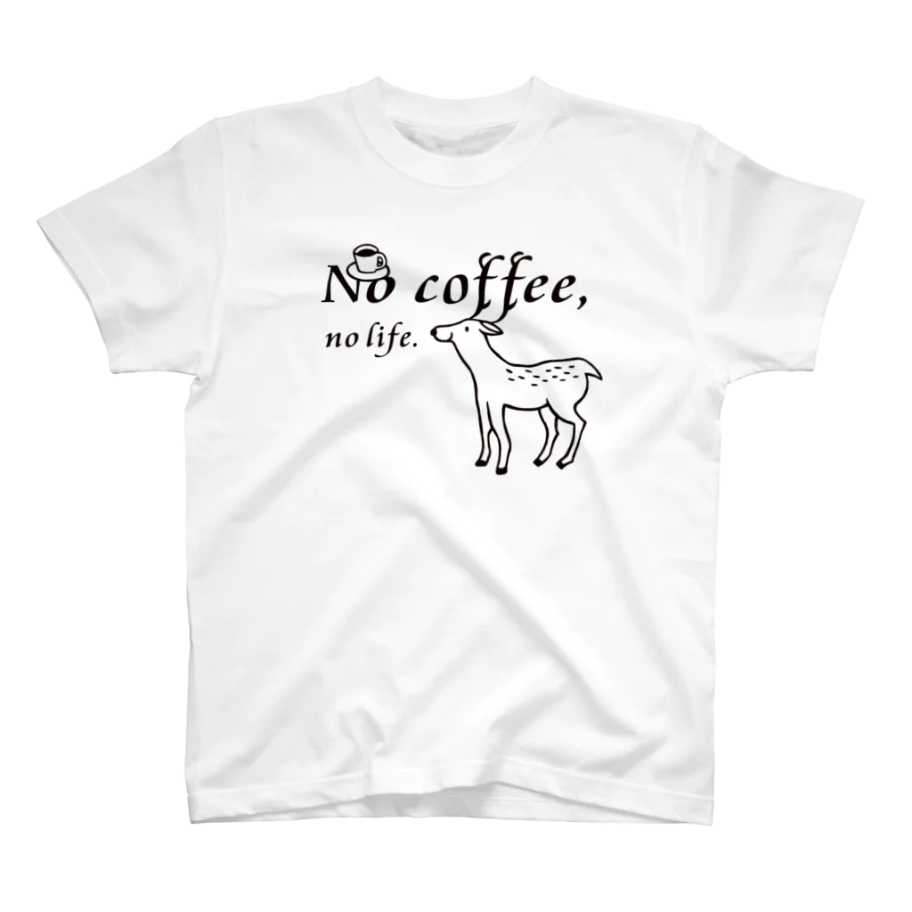 カフェ・キラクのNo coffee,no life.T2 スタンダードTシャツ