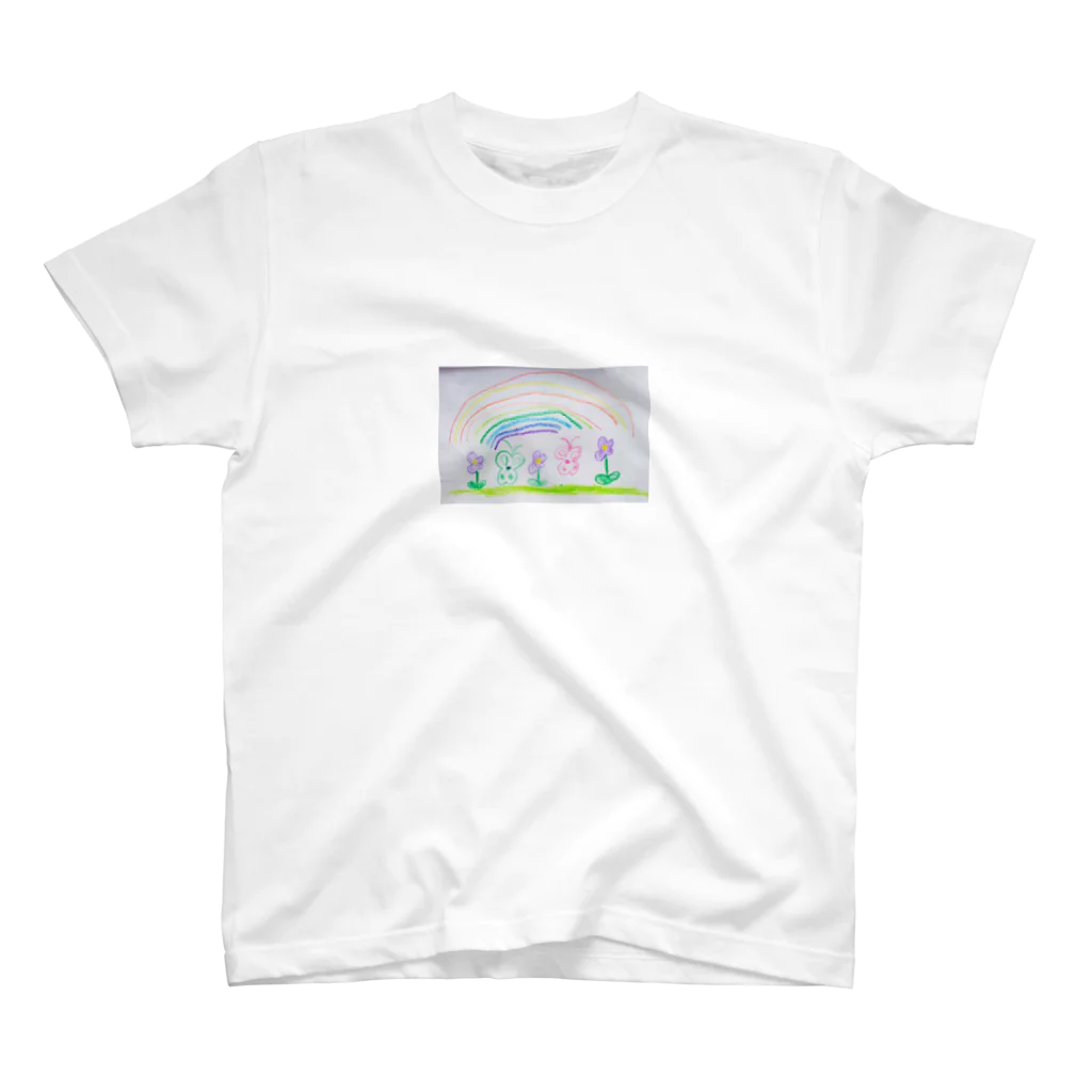 しんぷる好き屋の小学１年生の作品　虹 スタンダードTシャツ