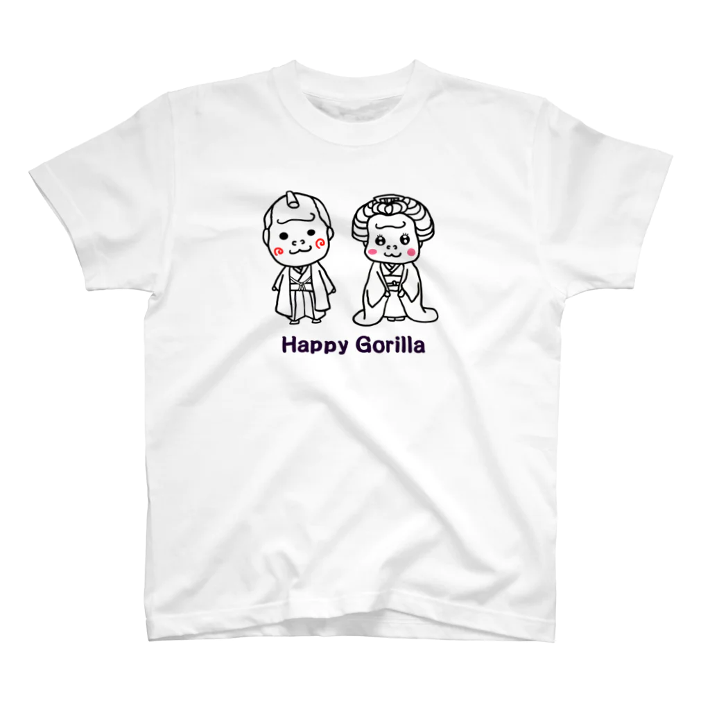 HappyGorillaのハッピーゴリラ　大奥 スタンダードTシャツ