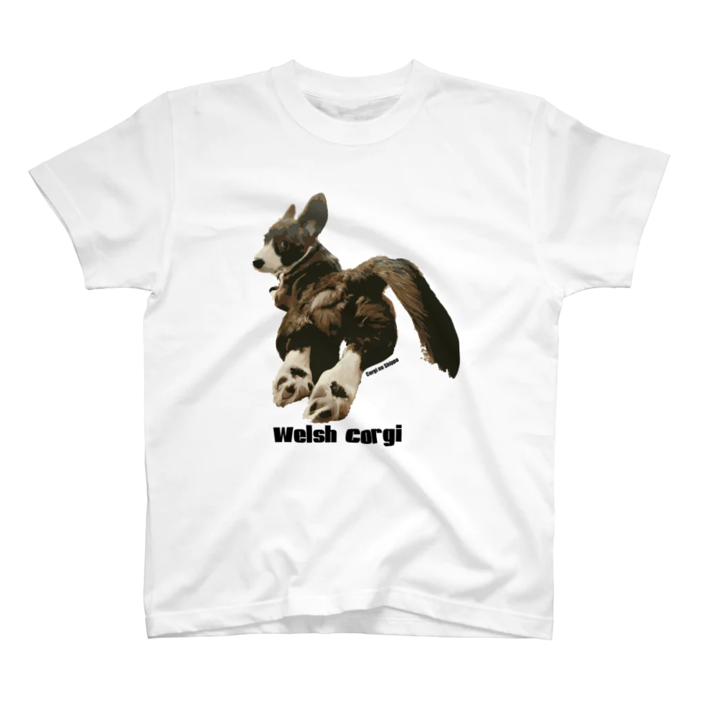 Corgi no Shippoのコギケツ Regular Fit T-Shirt