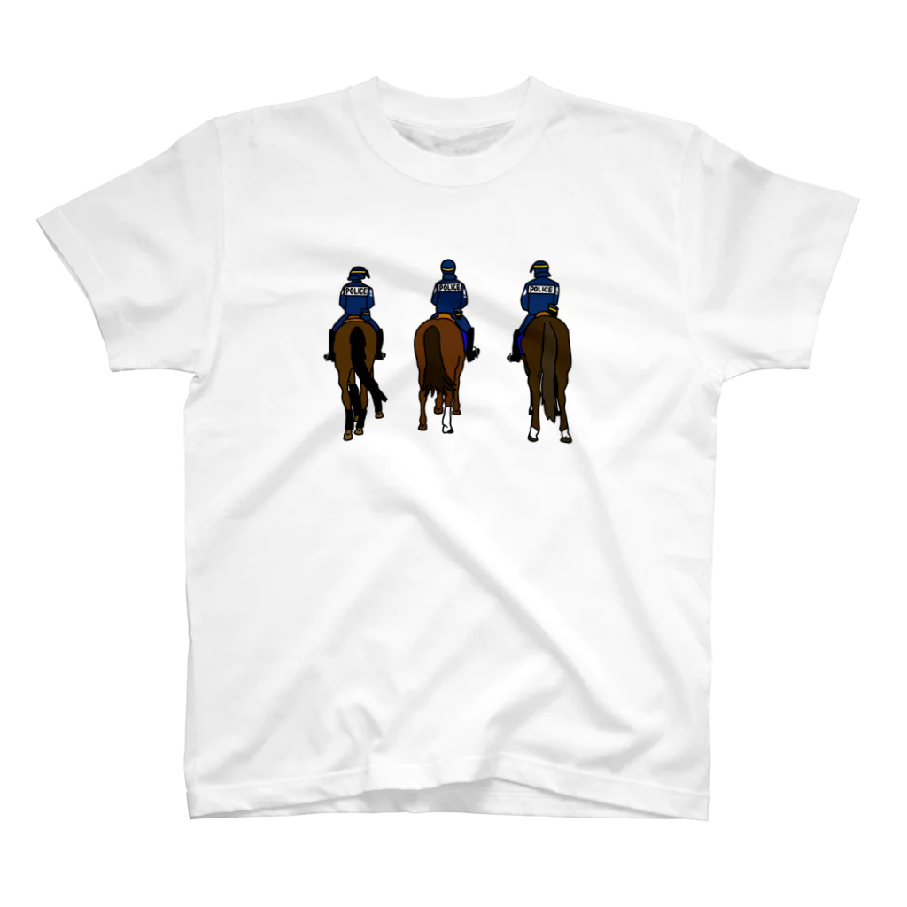 yuriekonoのフランス・パリの騎馬隊 スタンダードTシャツ