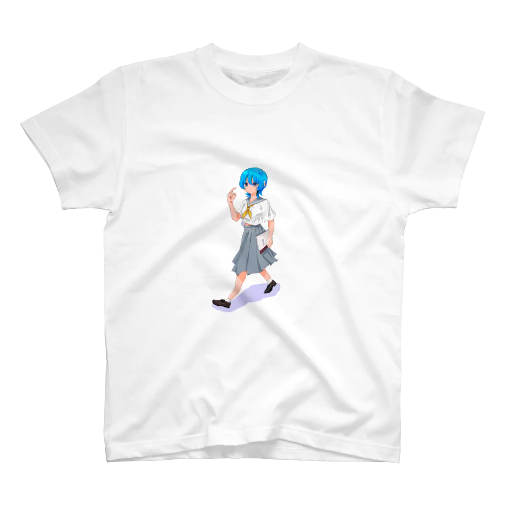 wmatpmentの日直セーラー女の子 スタンダードTシャツ