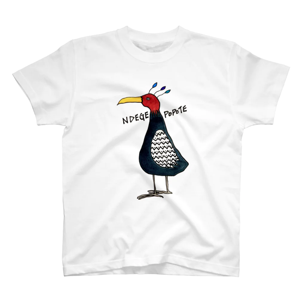 narudahausのNGEGE POPOTE : どこにもいない鳥 Regular Fit T-Shirt