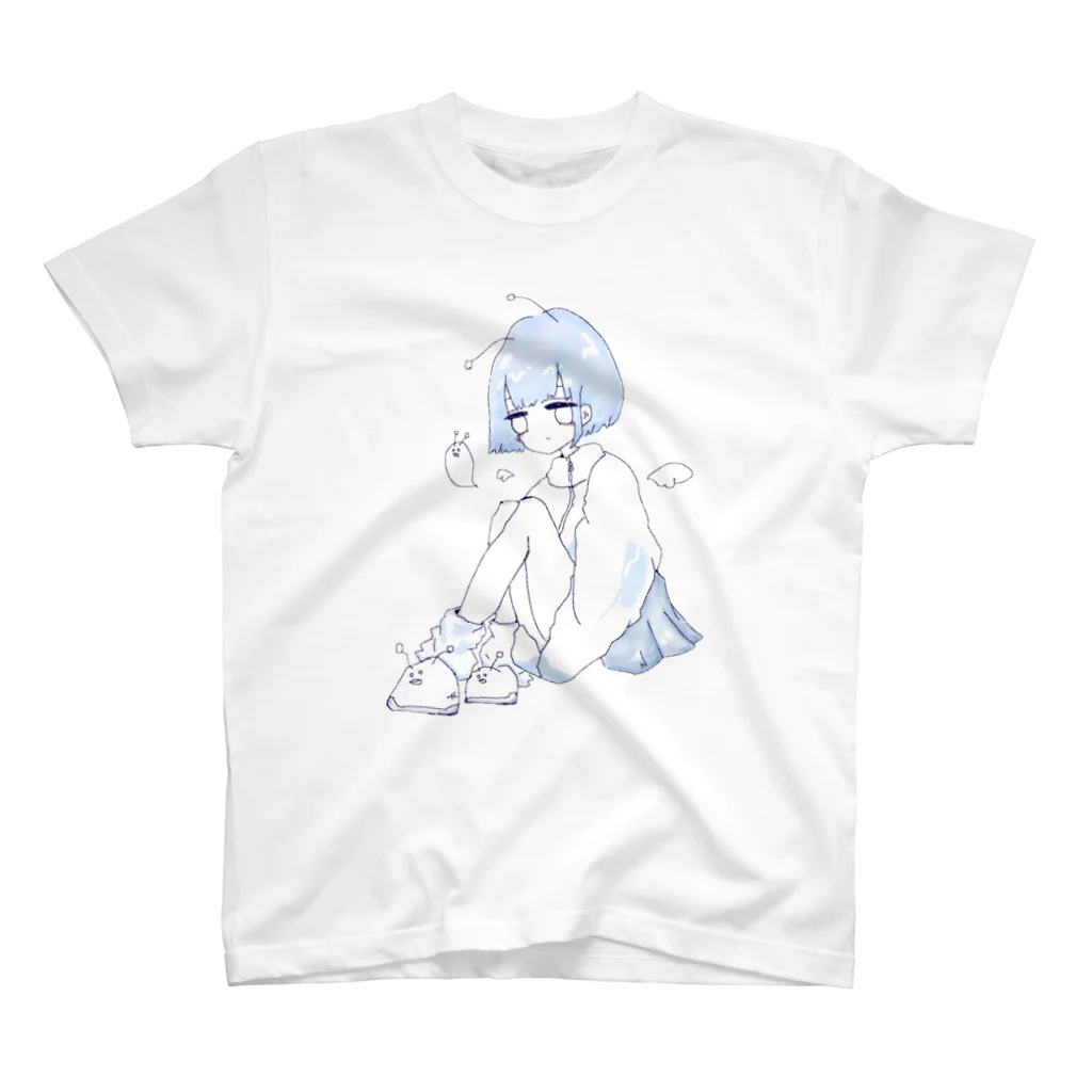 ぬたりゃふか。の取り憑いてよ、しぬたくん スタンダードTシャツ