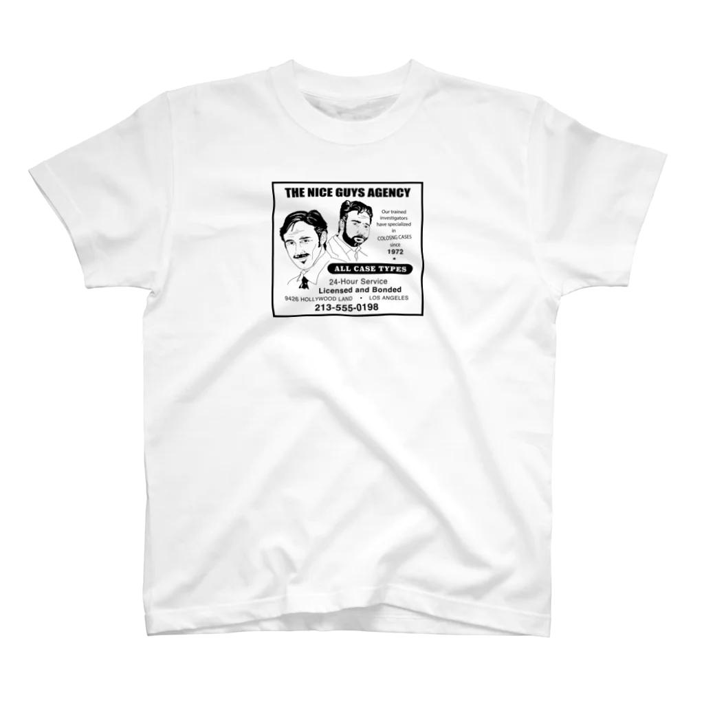 stereovisionの 架空企業シリーズ『THE NICE GUYS AGENCY』 スタンダードTシャツ