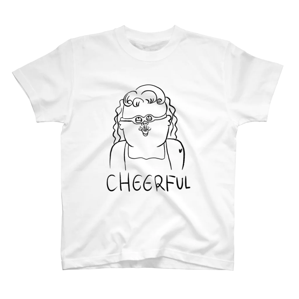 あとりえ からじくぇーのCHEERFUL GIRL スタンダードTシャツ