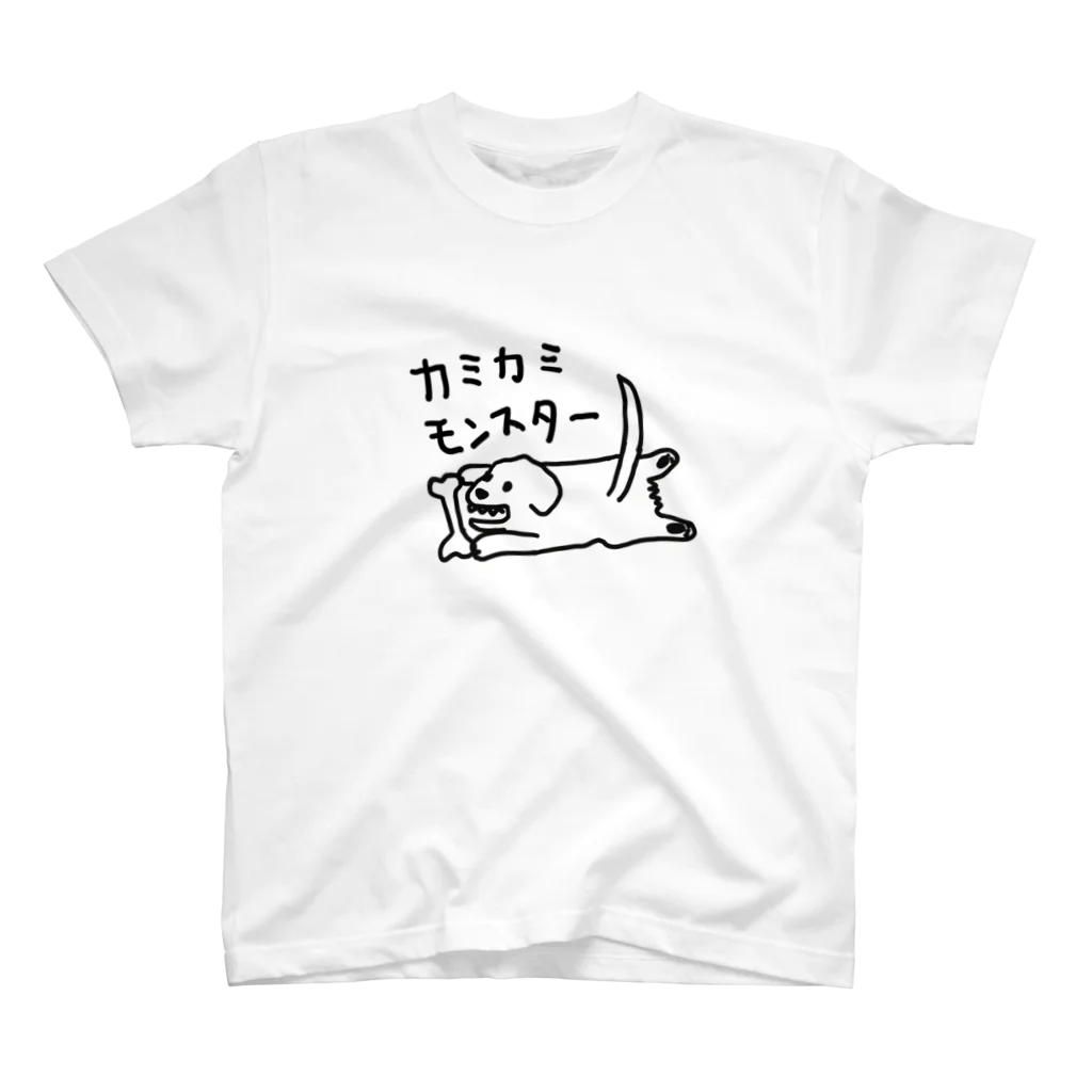 ぽちこのカミカミモンスター Regular Fit T-Shirt