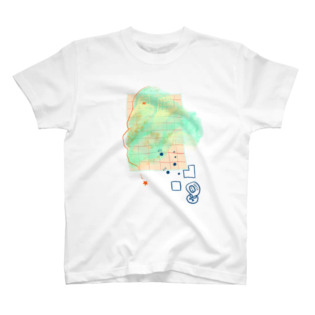 ヨリミサトの雲母雲団地と僕 スタンダードTシャツ