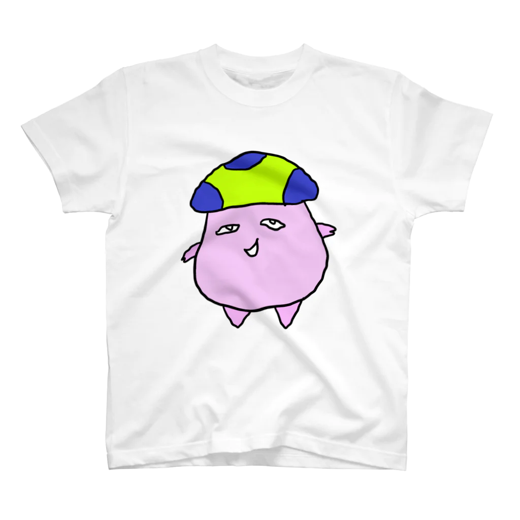 まきのこ日記のなすキノピー Regular Fit T-Shirt