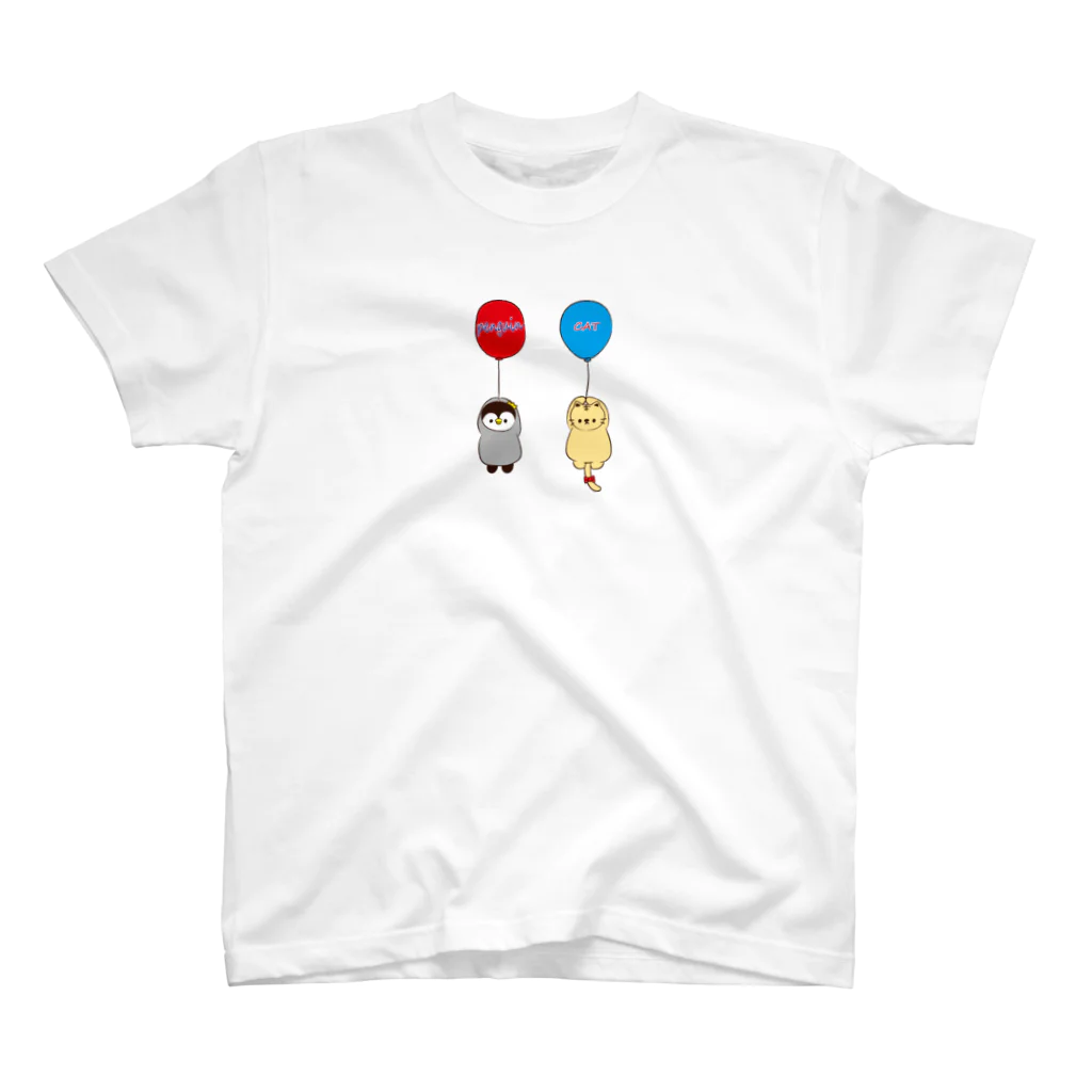 猫店長のお店～ペンギンの野望～の風船 Regular Fit T-Shirt