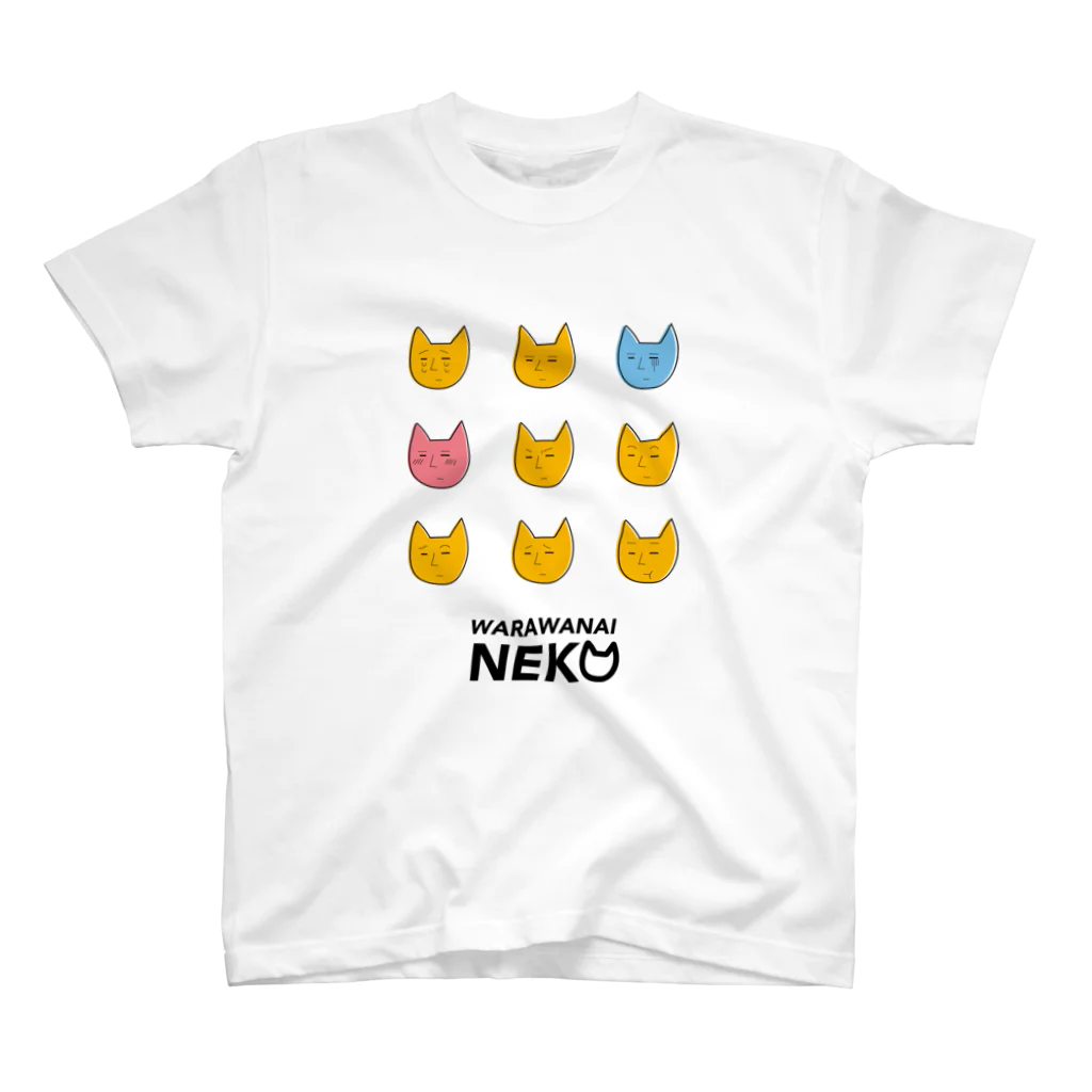 MIXERのWARAWANAI NEKO スタンダードTシャツ