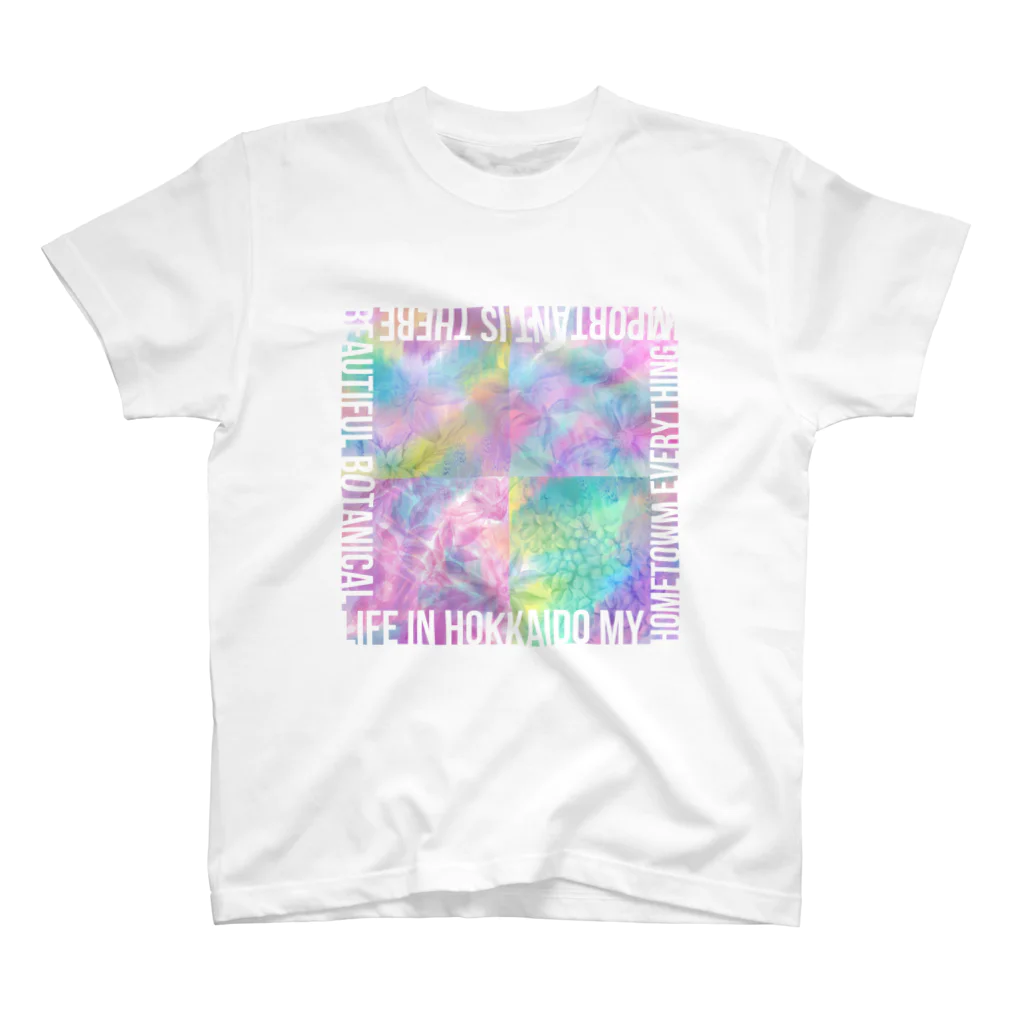 PliablyのBotanical life in Hokkaido（Marble_C） スタンダードTシャツ