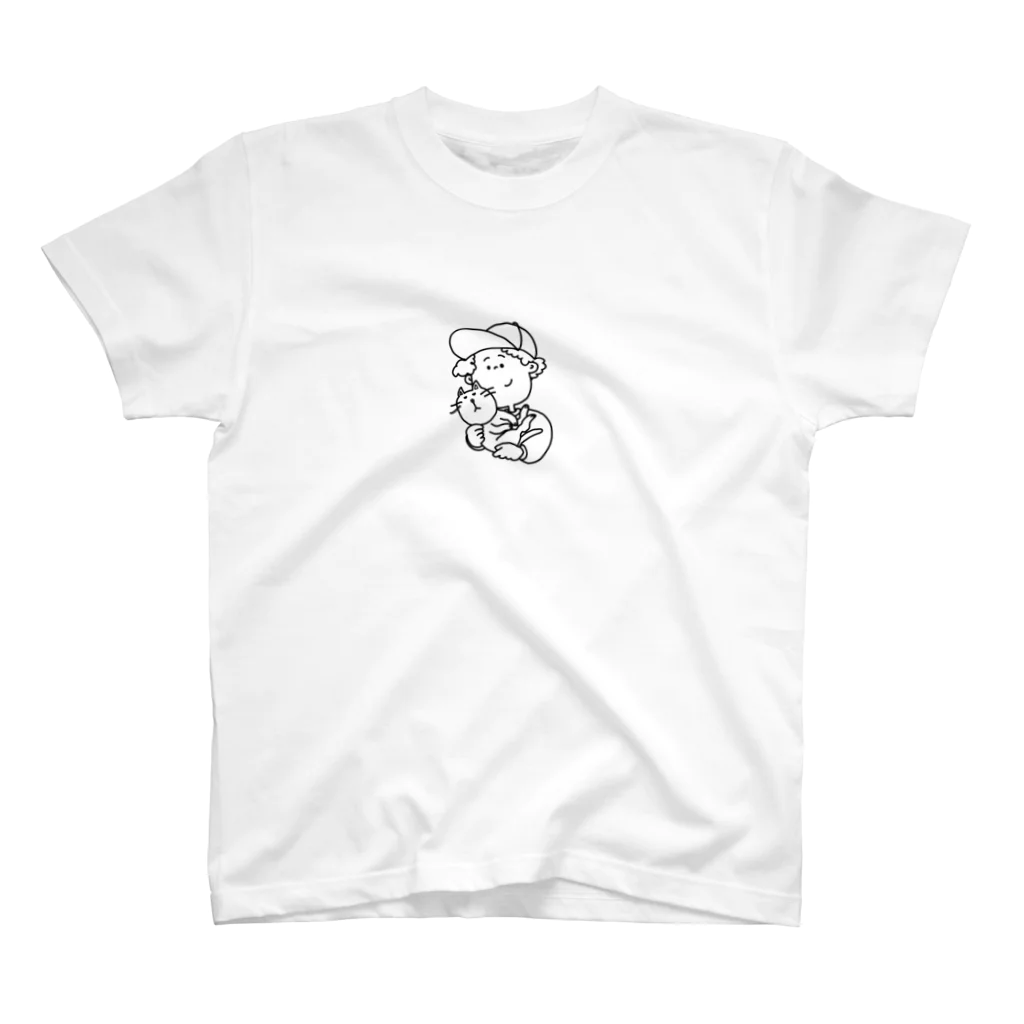 ﾆｼｻｺ ﾒｲのねこちゃんとモリモリボーイ Regular Fit T-Shirt